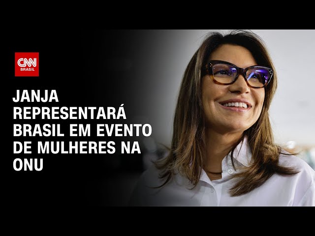 Janja representará Brasil em evento de mulheres na ONU | CNN NOVO DIA