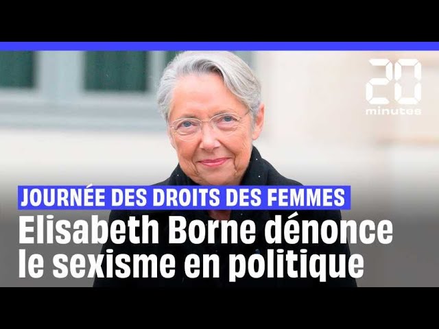 Journée des droits des femmes : Elisabeth Borne dénonce le sexisme en politique #shorts