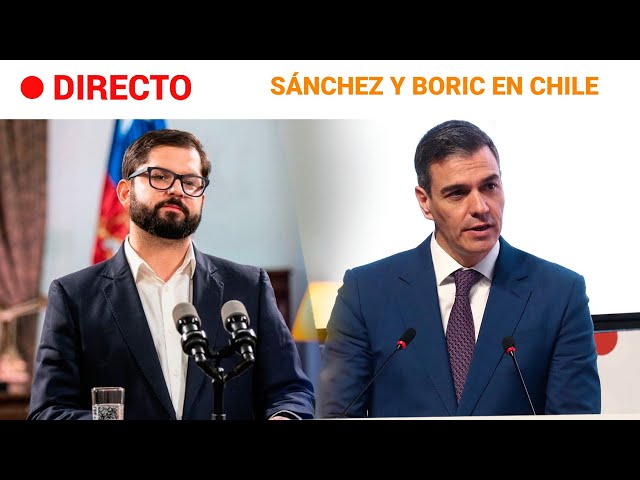 CHILE: SÁNCHEZ y BORIC comparecen tras su REUNIÓN en el PALACIO de la MONEDA | RTVE