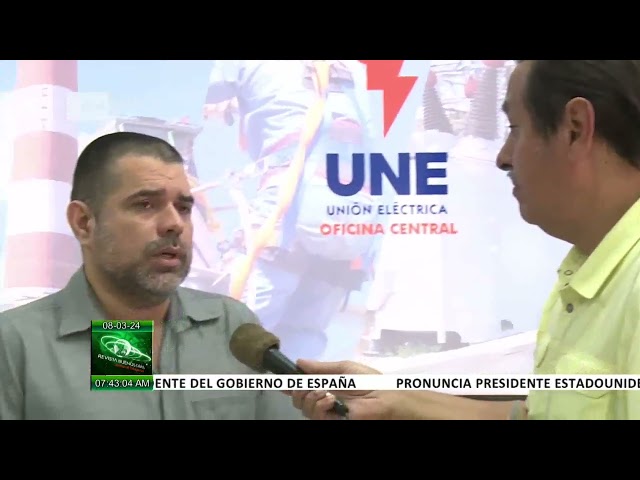 Actualización de la Generación Eléctrica en Cuba: 08/03/2024