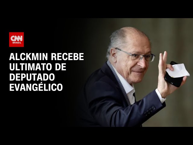 Alckmin recebe ultimato de deputado evangélico | LIVE CNN