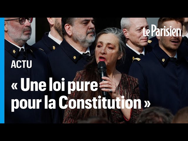 Catherine Ringer revisite la Marseillaise  pour la cérémonie scellement de l'IVG