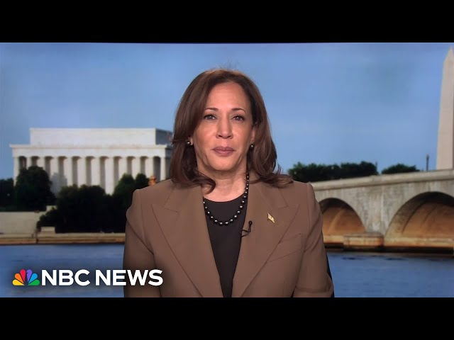 Harris praises Biden's State of the Union, won't commit to a debate with Trump