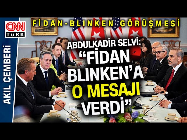 ABD'de Stratejik Mekanizma Toplantısı Sona Erdi! Fidan-Blinken Görüşmesinde Ne Oldu?