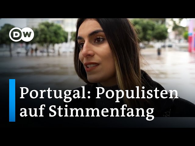 ⁣Portugals rechtspopulistische Chega-Partei gewinnt vor den Wahlen an Popularität | DW Nachrichten