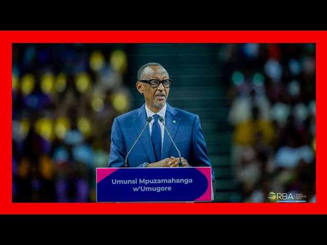 ⁣Umugore ni inkingi ifasha mu iterambere ry'umuryango n'igihugu - Kagame