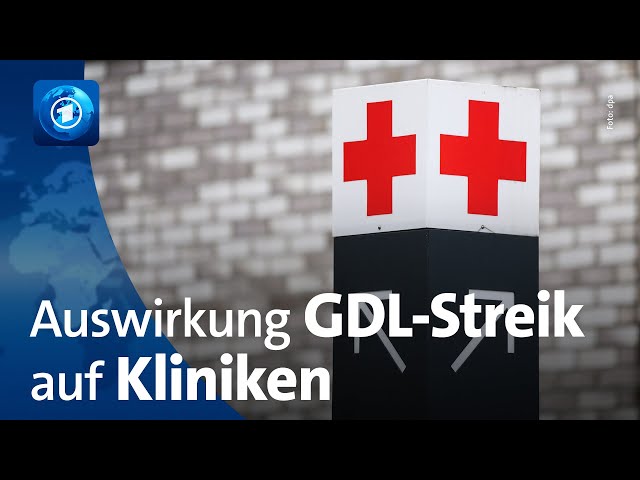 ⁣GDL-Streiks wirken sich auch auf Krankenhäuser aus