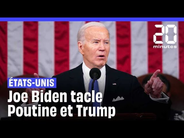 Etats-Unis : Devant le Congrès, Joe Biden tacle Poutine et Donald Trump