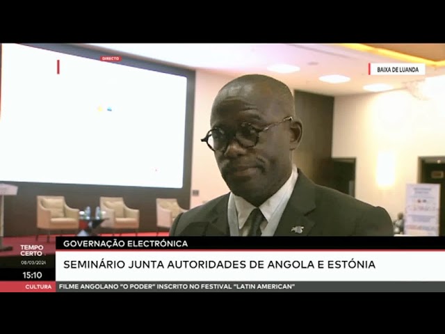 Governação eletrônica  -  Seminário junta autoridades de Angola e Estónia