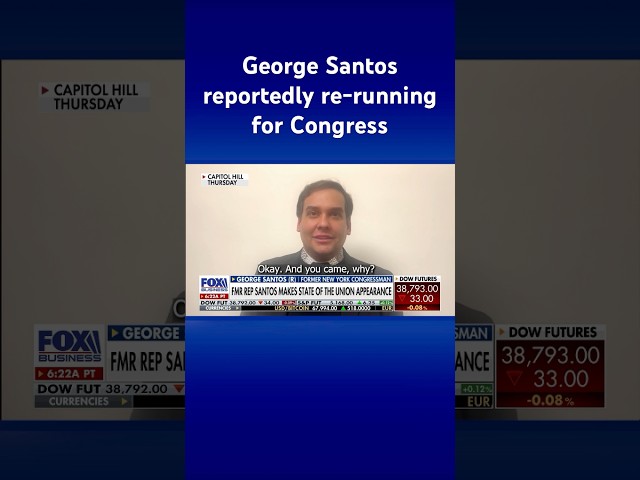 George Santos spotted in Capitol Hill hall amid re-election announcement #shorts