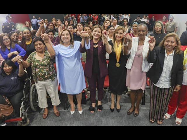 Presidenta Boluarte en el Día de la Mujer: "Queremos más gobernadoras, alcaldesas y presidentas