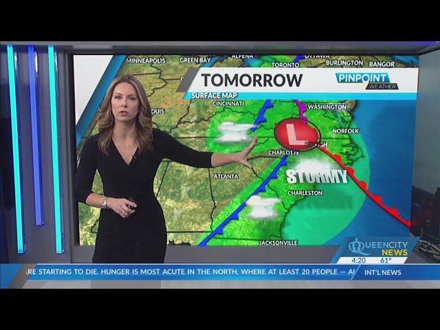 Tracking weekend showers, possible storms