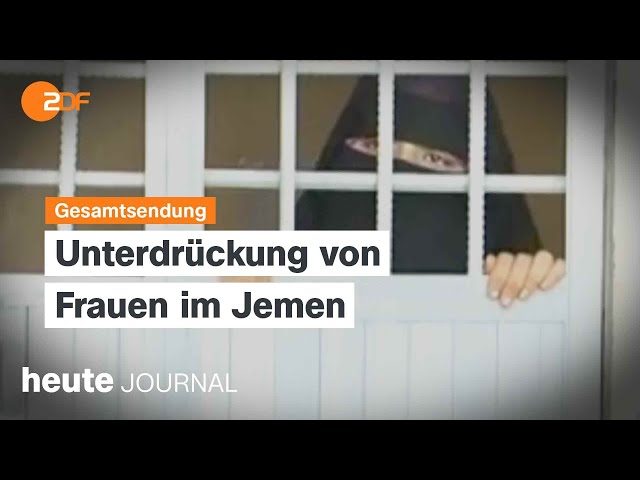 heute journal vom 08.03.2024 Frauen im Jemen, Joe Biden zur Lage der Nation, Seebrücke nach Gaza