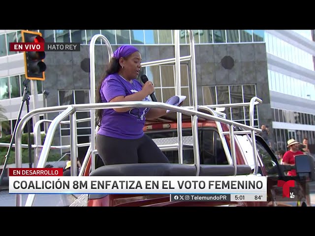 Paralizan Hato Rey en el Día Internacional de la Mujer