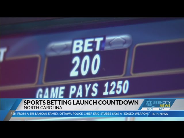 Sports betting launch countdown in North Carolina