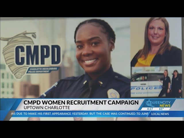 CMPD Women Recruitment Campaign held in uptown Charlotte