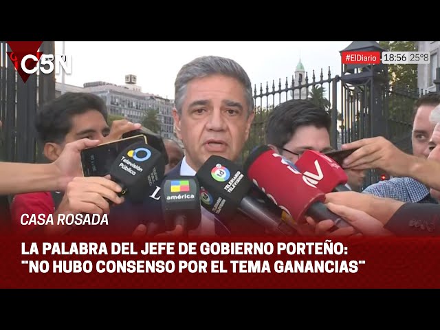 JORGE MACRI habló tras la REUNIÓN con los GOBERNADORES