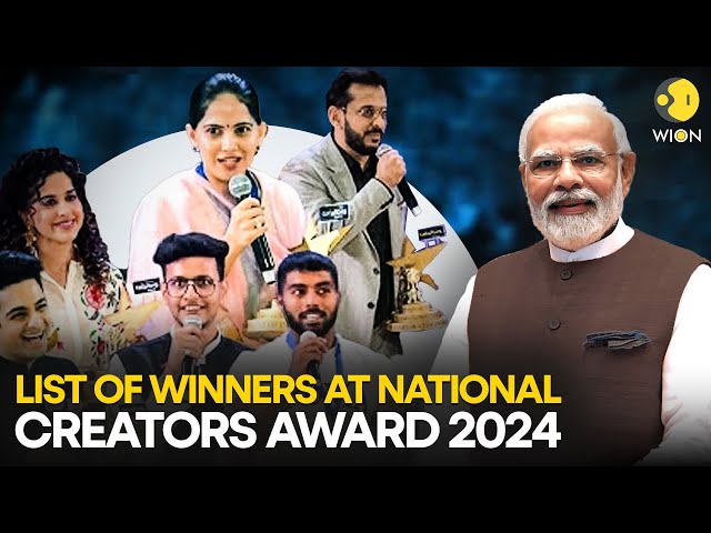 National Creators Award 2024: Who won what at India’s 1st National Creators Award? | WION Originals