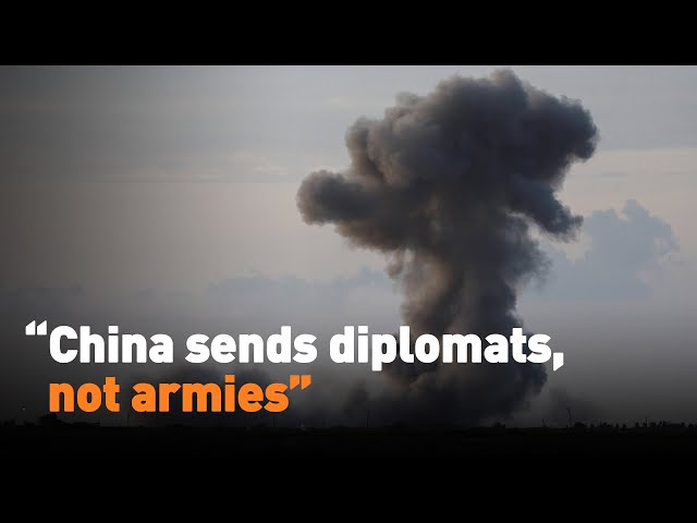 “China sends diplomats, not armies”