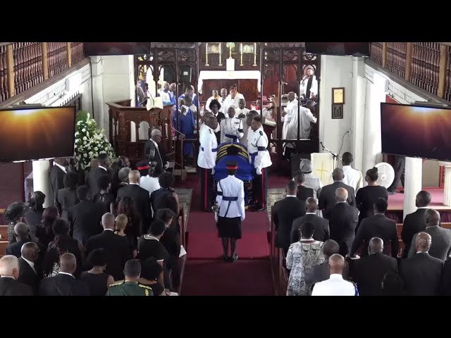 Former Police Commissioner Grantley Watson laid to rest