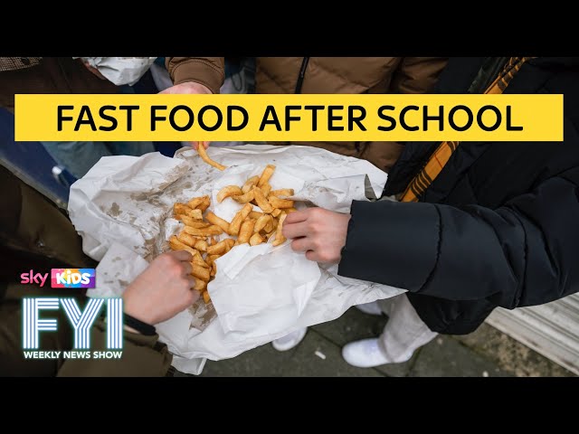 FYI: Weekly News Show: Friday 8th March - FAST FOOD AFTER SCHOOL