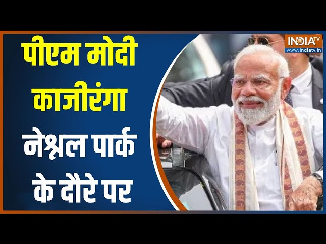 PM Modi In Assam: पीएम मोदी काजीरंगा नेश्नल पार्क के दौरे पर..पार्क में जीप सफारी करेंगे