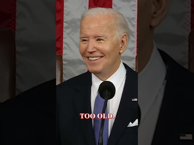 Biden: I've been told I'm too young and I've been told I'm too old #shorts