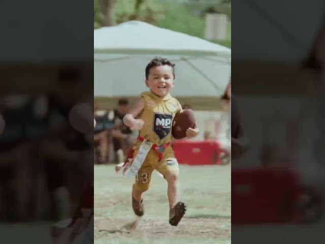 No me cabe la menor duda de que el será una futura estrella del fútbol Americano.