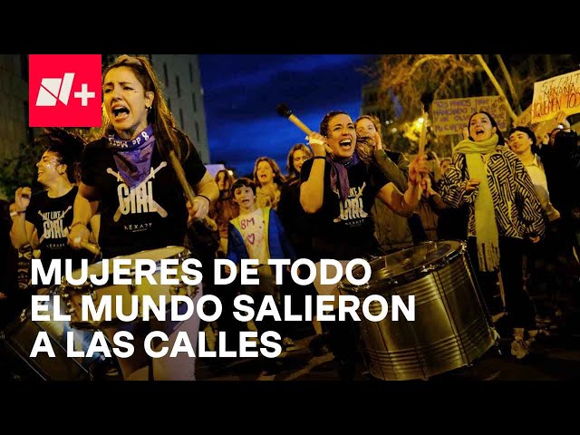 8M en el Mundo: Mujeres en diferentes países se manifestaron en defensa de sus derechos - En Punto