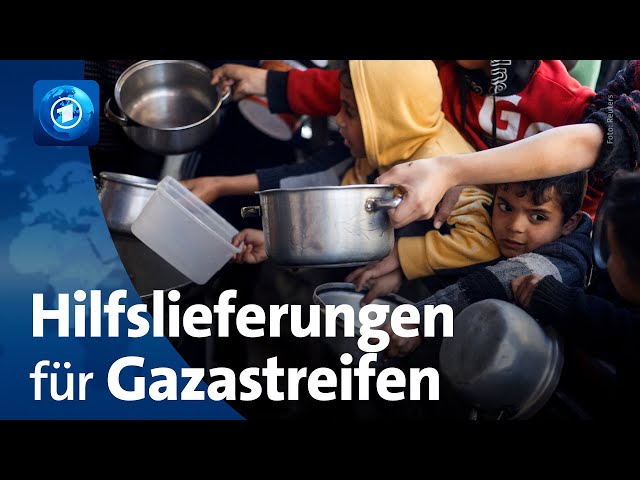 Geplanter Seekorridor: Hilfslieferungen für Menschen in Gaza