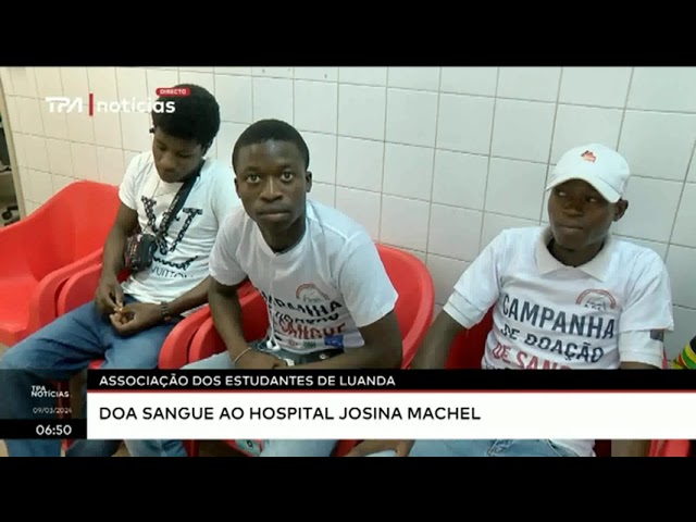 Associação dos estudante de Luanda - Doa sangue ao hospital Josina Machel