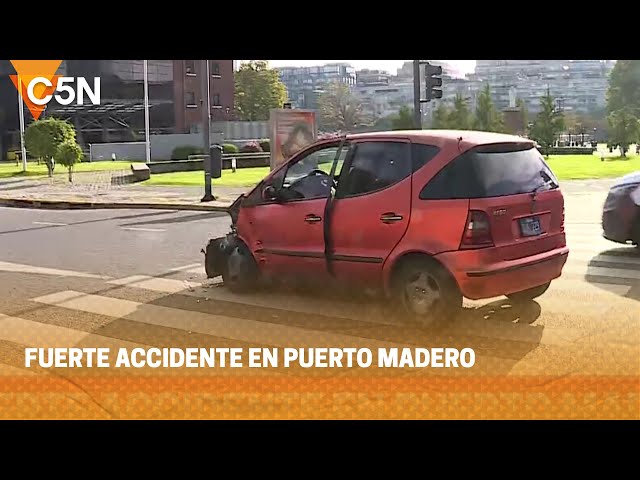 FUERTE ACCIDENTE en PUERTO MADERO