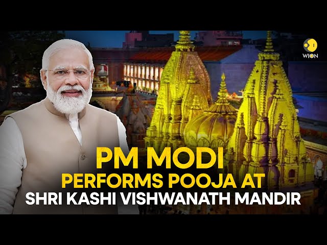 PM MODI LIVE: PM Modi performs Darshan and Pooja at Shri Kashi Vishwanath Mandir in Varanasi | WION