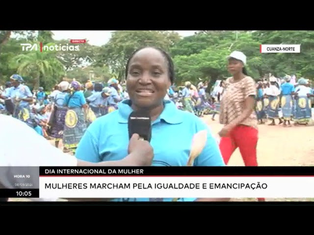 Dia Internacional da Mulher -  Mulheres marcham pela igualdade e emancipação