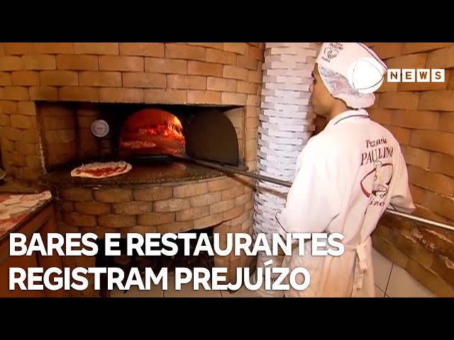 Bares e restaurantes registram prejuízo em janeiro