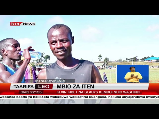 ⁣Kevin Kibet na Gladys Kemboi washinda mbio za kilomita 25 katika mbio za Iten