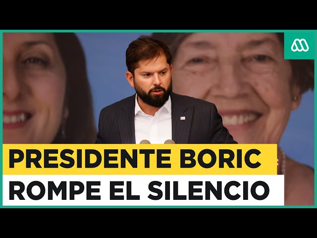 Presidente Boric rompe el silencio y aborda las tensiones diplomáticas