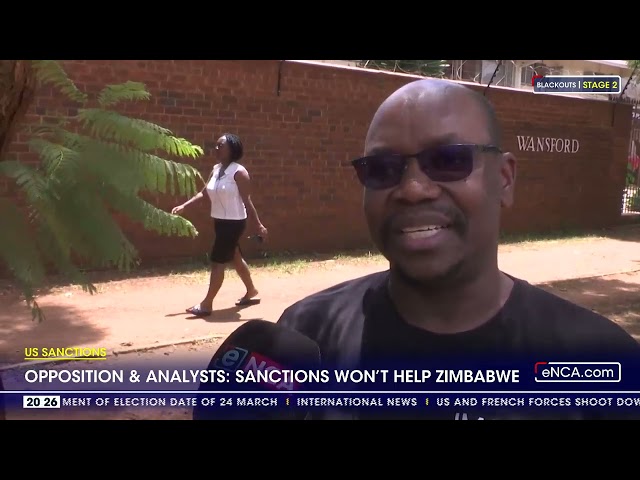 Opposition & analysts: Sanctions won't help Zimbabwe