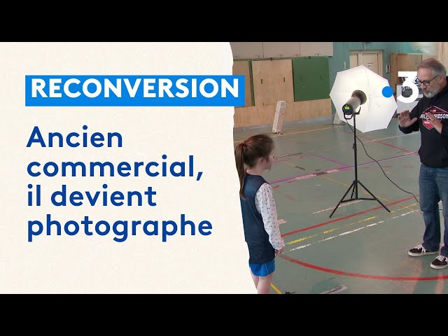 Reconversion : ancien commercial, il devient photographe de portrait