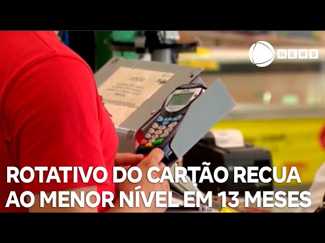 Cartão de crédito: juros recuam no primeiro mês com limite para dívida do rotativo