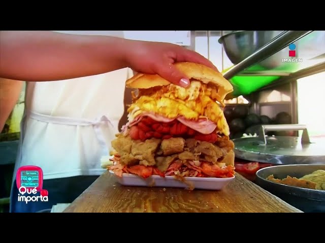 Tortas Gigantes "Don Juan" en CDMX tiene tortas de hasta 3 kilogramos | Qué Importa