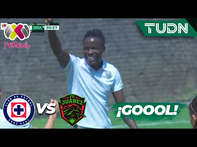 ¡Tremendo GOLAZO DE PRISCA!  | Cruz Azul 1-3 Juárez | Liga Mx Femenil-CL2024 J10 | TUDN