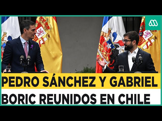 Pedro Sánchez y Gabriel Boric realizan llamado a tregua entre Hamás e Israel