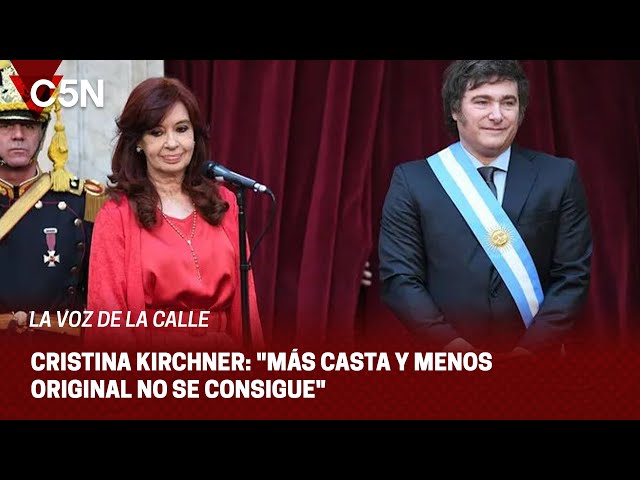 ⁣La RESPUESTA de CRISTINA KIRCHNER a JAVIER MILEI tras la POLÉMICA por los AUMENTOS de SUELDO