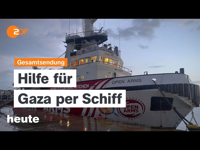 heute 19:00 vom 09.03.24 Hilfe für Gaza, Debatte um Taurus-Lieferung, Parlamentswahl in Portugal