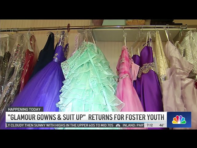 'Glamour Gowns and Suit Up' returns for foster youth