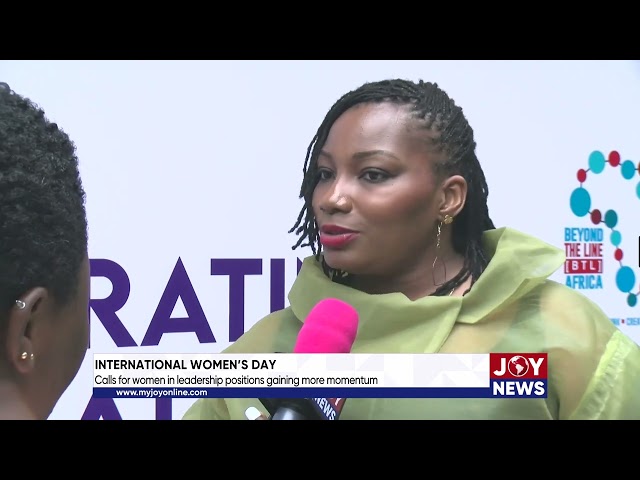 International Women's Day: Calls for women in leadership positions gaining more momentum