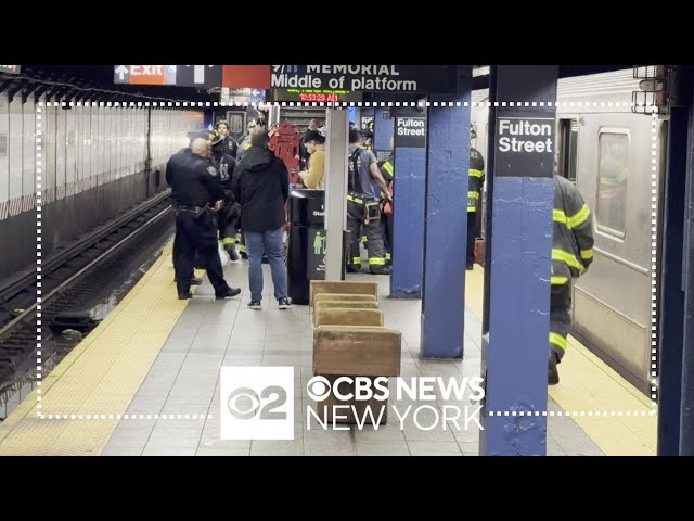 Man pushes girlfriend onto subway tracks in Lower Manhattan, police say