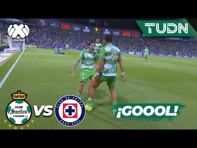 ¡SORPRESA! GOOL de Santos | Santos 1-0 Cruz Azul | CL2024 - Liga Mx J11 | TUDN