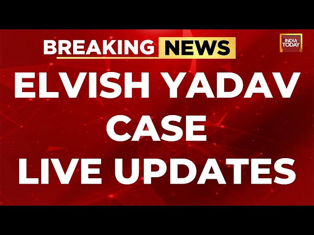 Elvish Yadav LIVE News: Case Filed Against Elvish Yadav | Elvish Yadav's Reaction Over Viral Vi